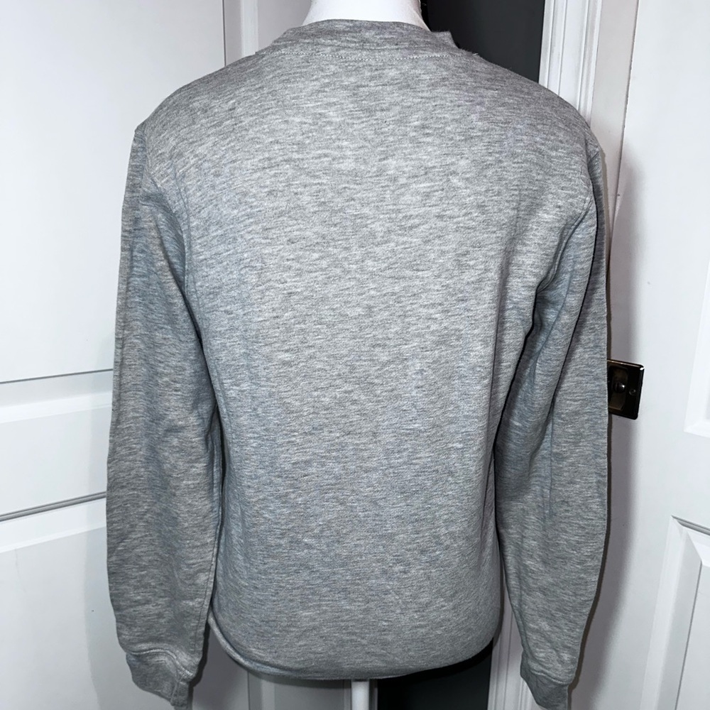 Peanuts Snoopy Charlie Brown Christmas Sweatshirt Gray Holiday Size S - Picture 5 of 10